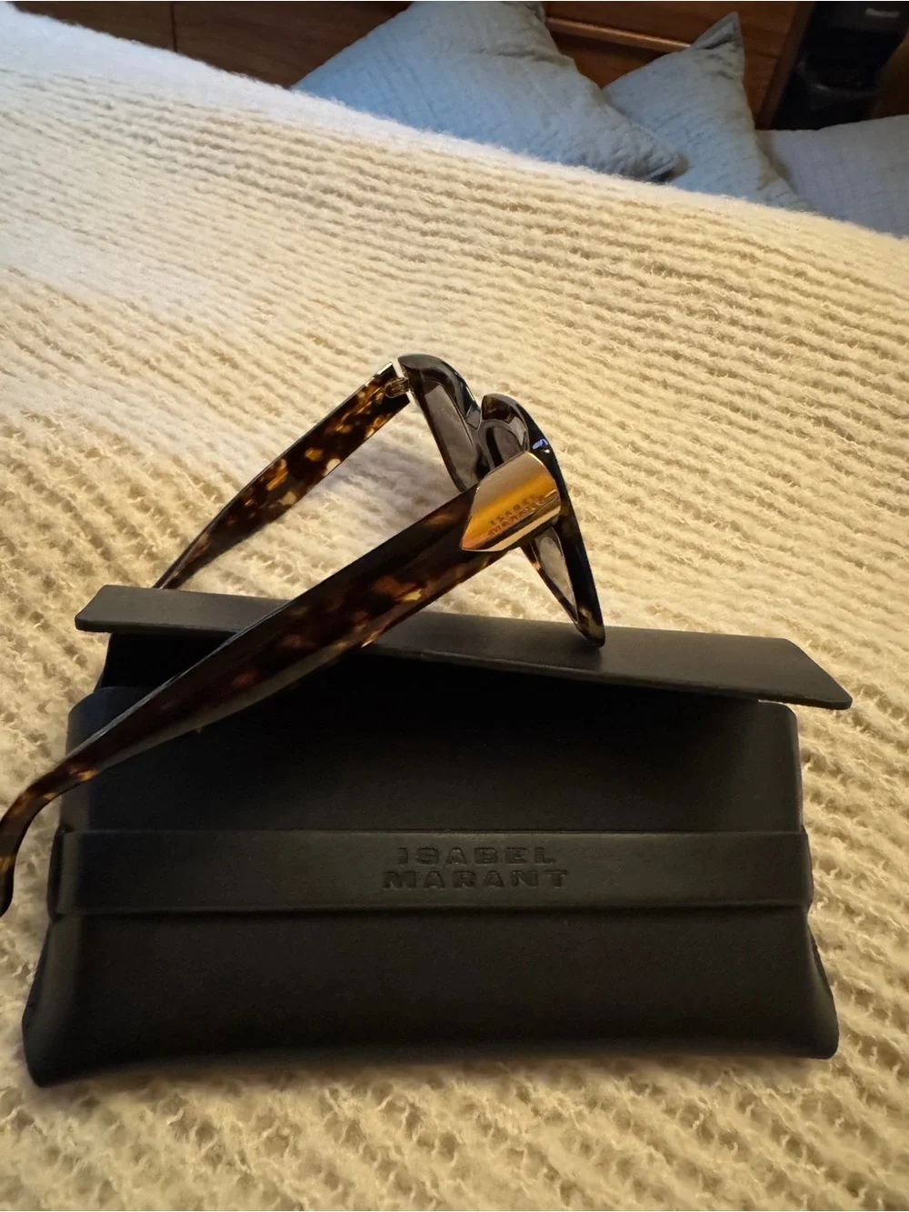 Isabel Marant Tortoiseshell Square Sunglasses - Brown/Black